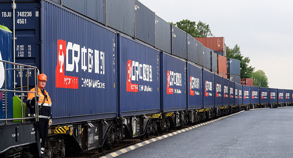 Первый грузовой железнодорожный состав из Китая в Лондон
